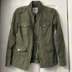 Abercrombie Military Twill Shirt Jacket